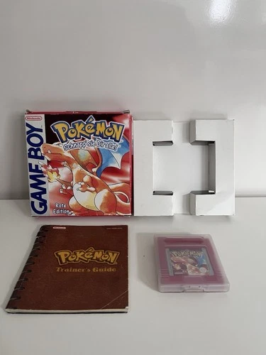 Pokémon: Rote Edition (Nintendo GameBoy, 1999) - in OVP + Anleitung - Original