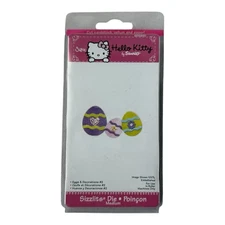 Sizzix Sizzlits Die Hello Kitty By Sanrio-Eggs & Decorations #2 Retired 2009