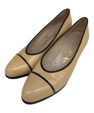 CHANEL pumps EU35.5 US5.5 Brown