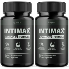 (2 Pack) Intimax for Men Advanced Max Formula Vitamin Supplement 120 Capsules