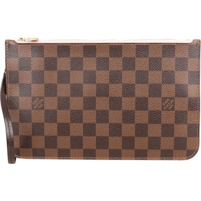Louis Vuitton Monogram Damier Ebene Neverfull Pochette Clutch Abendtasche