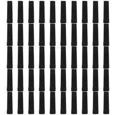 50 Pcs Black Velvet Pen Pouch Sleeve Holder Single Pen Bag Case Pencil Bag H9O7