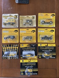 Set of 10 ERTL Collectors Series Iowa Hawkeye Banks - New Old Stock