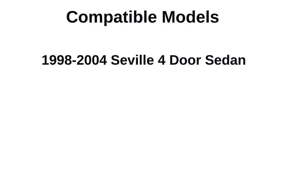 Fits 1998-2004 Cadillac Seville Passenger Side Right Rear Door Window Glass - Изображение 3 из 4