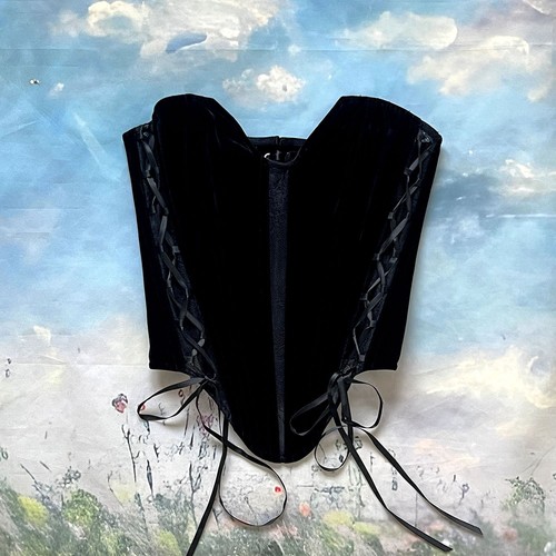 Renaissance Corset for Women Victorian Overbust Retro Strapless Bustier Corset - Picture 7 of 8