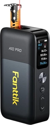 Fanttik A10 Pro 2-in-1 Digital Laser Tape Measure with HD IPS Color Display, 165 - Image 1 of 4