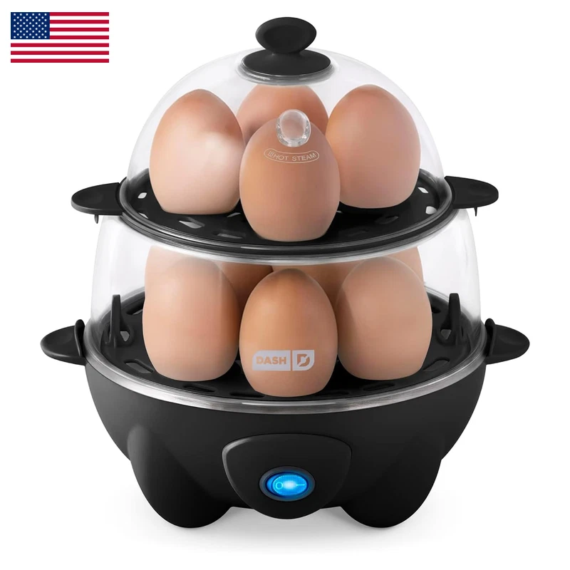 Dash Deluxe Egg Cooker - Boiler Poacher Steamer - Includes Measuring Recipe
Opens in a new window or
