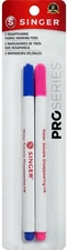 Singer Notions QuiltPro Disappearing Fabric Marking Pens - Fine-Pink & Blue 2/Pk