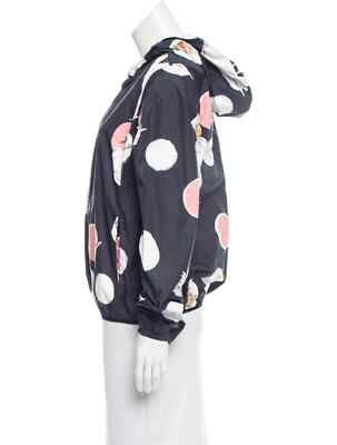 Red Valentino Black/White Long Sleeved Hooded Lightweight Red Valentino Black/White Long Sleeved Hooded Lightweight
