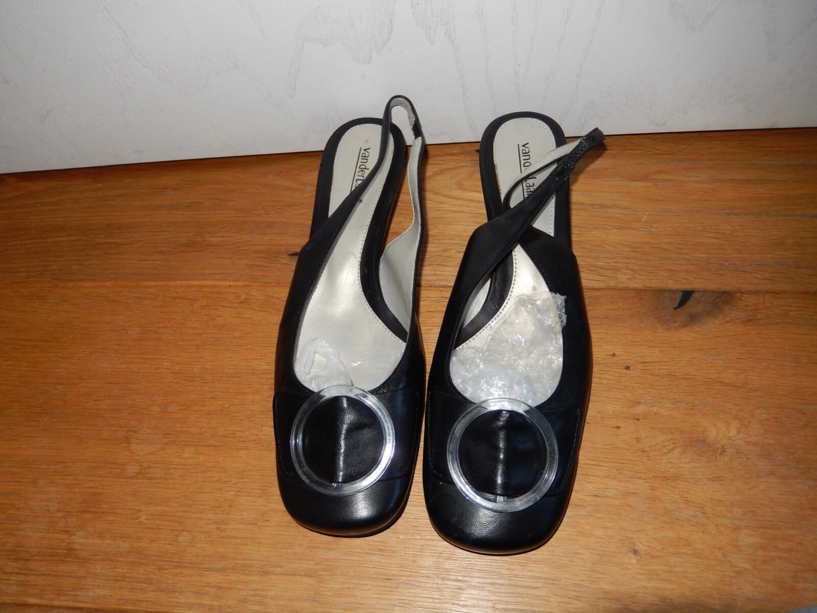 VANS SANDALI VAN DER LAAN PUMPS NERI TG.38 NUOVI