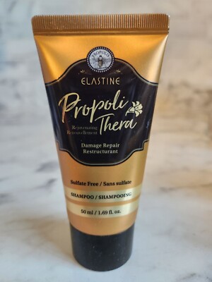 Elastine Propoli Thera Damage Repair Shampoo, Sulfate-Free 1.69 oz Travel Size