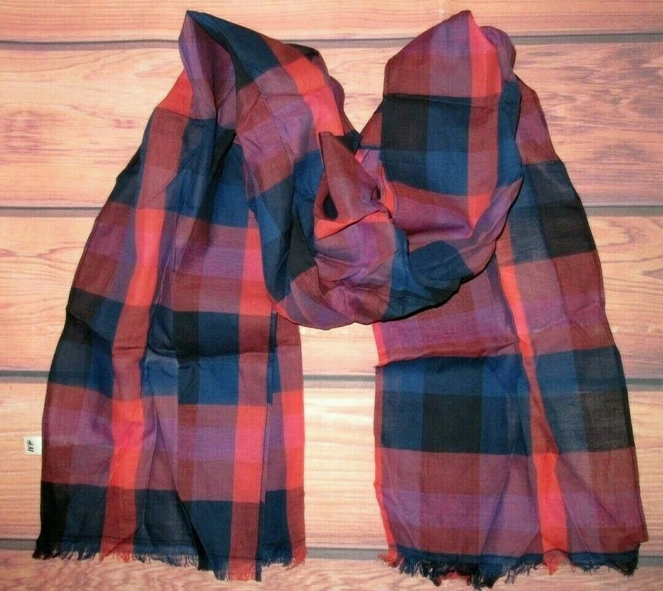 BUFANDA LIGERA A CUADROS A CUADROS H&M PARA HOMBRE Foto 2 de 4