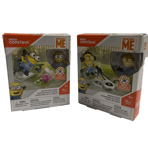 Mega Construx Wild Waterski Bike - Jeu De Construction Inspiré Des Minions - Figurines Et Accessoires Inclus
