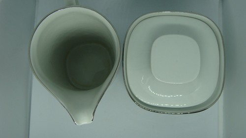 VINTAGE BLOCK LANGENTHAL SWITZERLAND TRANSITION INTERACTION CREAMER SUGAR BOWL - Picture 2 of 4