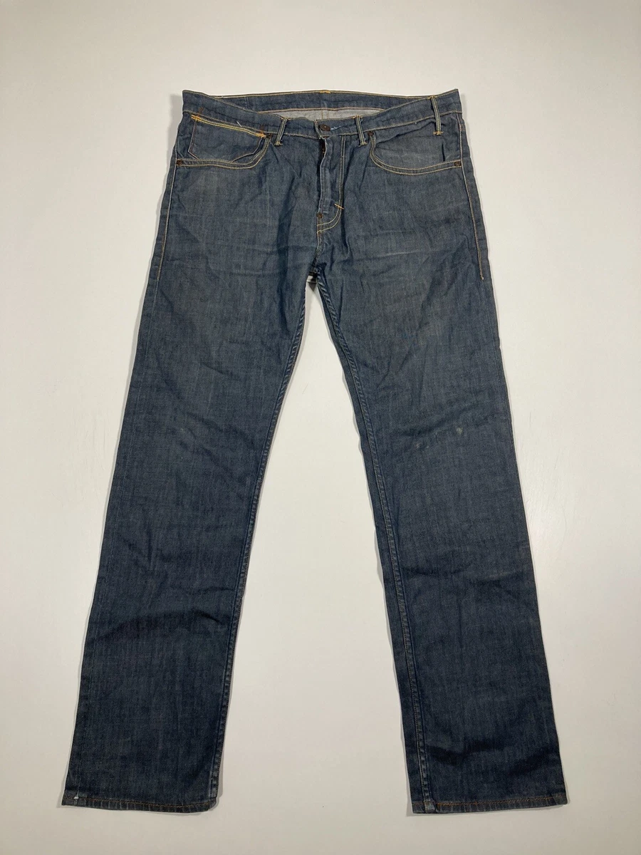 LEVI S 504 STRAIGHT FIT Jeans W36 L32 Navy Great Condition