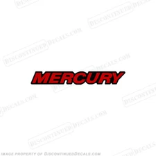Fits "Mercury" Single Decal - Red 9.8"