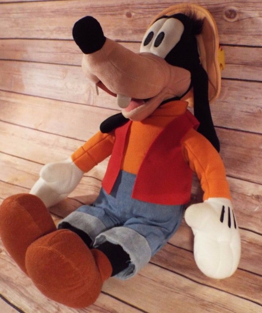 Goofy Dog Medium 22" Tall Stuffed Plush Toy Disney World Disneyland
