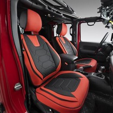 OASIS AUTO Custom Fit Seat Covers for 2007-2017 Wrangler JK 4-Door, Waterproo...