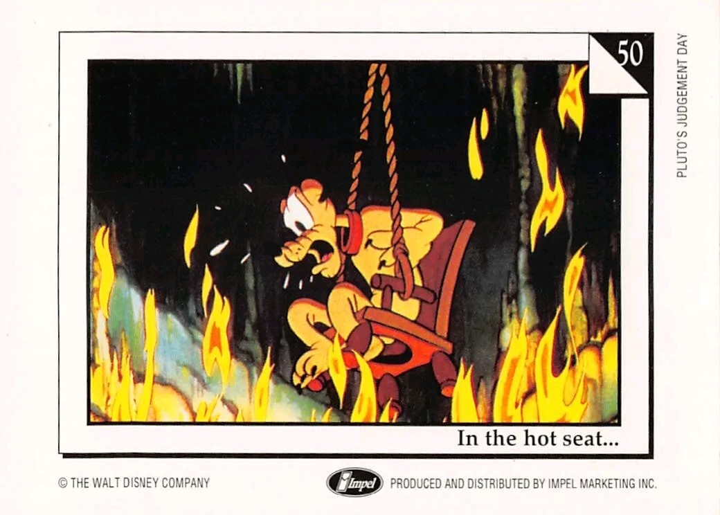 1991 Impel Disney Collector Cards Favority Stories #50 Scared Out