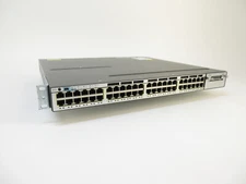 Cisco Catalyst 3750X 48 Port 1G PoE+ Gigabit Switch WS-C3750X-48PF-S VO2, NO PSU
