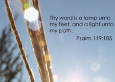 Christian BIBLE Psalms 119:105 " Thy Word " JESUS Anti slip MOUSE PAD 9 X 7inch