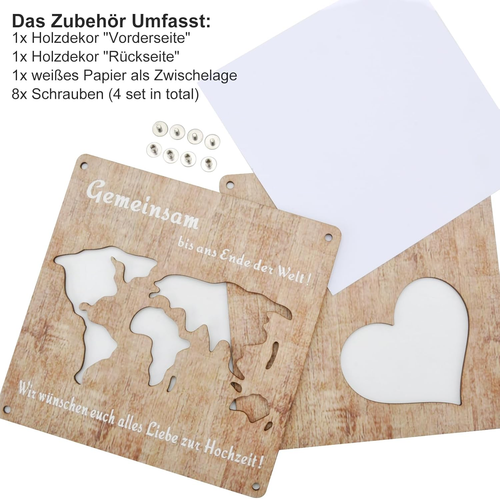 Geldgeschenk Spardose für Geburtstag und Hochzeit - Hochzeitsgeschenke für Braut - Bild 4 von 7