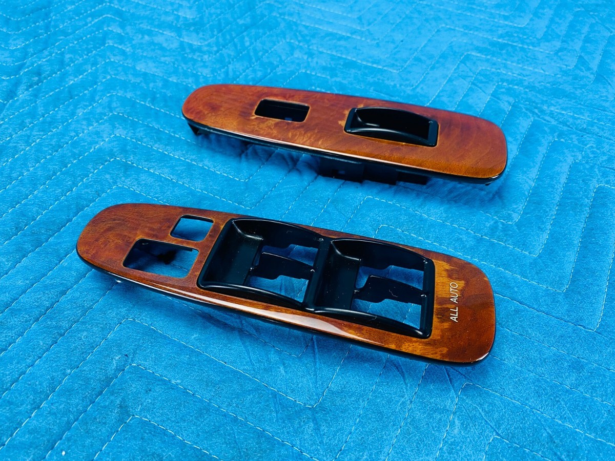 1998-2000 Lexus LS400 Front & Rear RH & LH Door Armrest Wood Trim