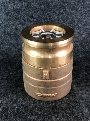 OPW 61SALP-1020-EVR Brass Swivel Adaptor For Fuel - Low Profile, 5.5" Connection