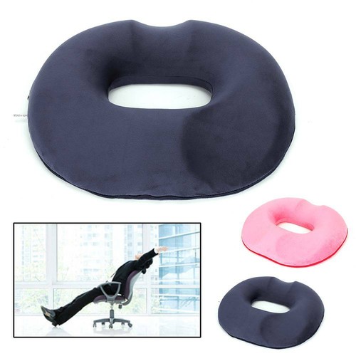 Almohada de rosquilla para alivio del dolor asiento ortopédico cojín cola hueso coxis Reino | eBay