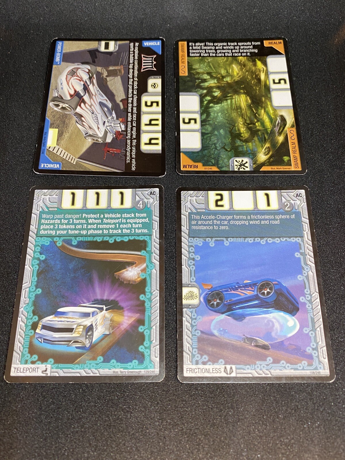 Hot Wheels Acceleracers 2004 Card Lot - 14 Different Cards Vehicle Realm AC  Mod | eBay