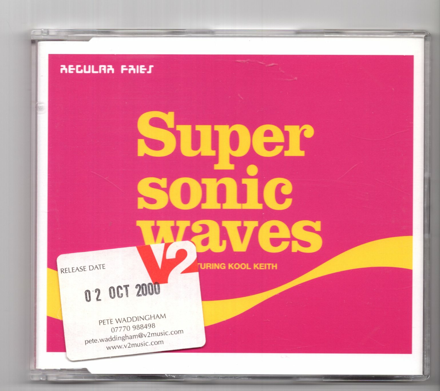 (IY834) Regular Fries, Super Sonic Waves ft Kool Keith - 2000 CD