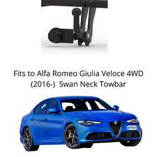 Tow Bar For Alfa Romeo Giulia Veloce 4WD (2016-) & NO ELECTRICS- A039