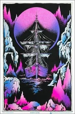 Ice Ship Blacklight Poster 23" x 35"