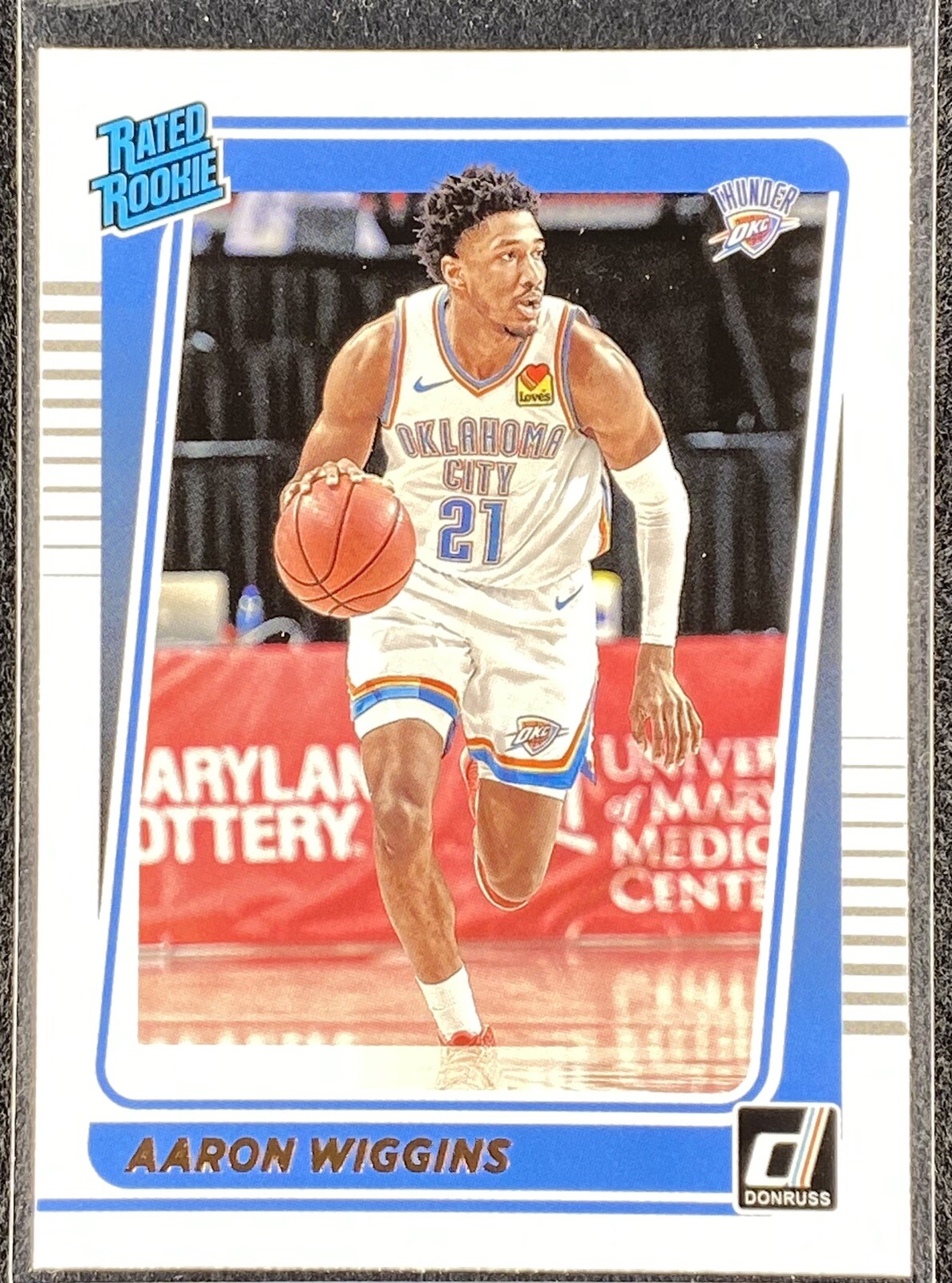 2021-22 Donruss Aaron Wiggins Rated Rookie Base #241 - Thunder RC