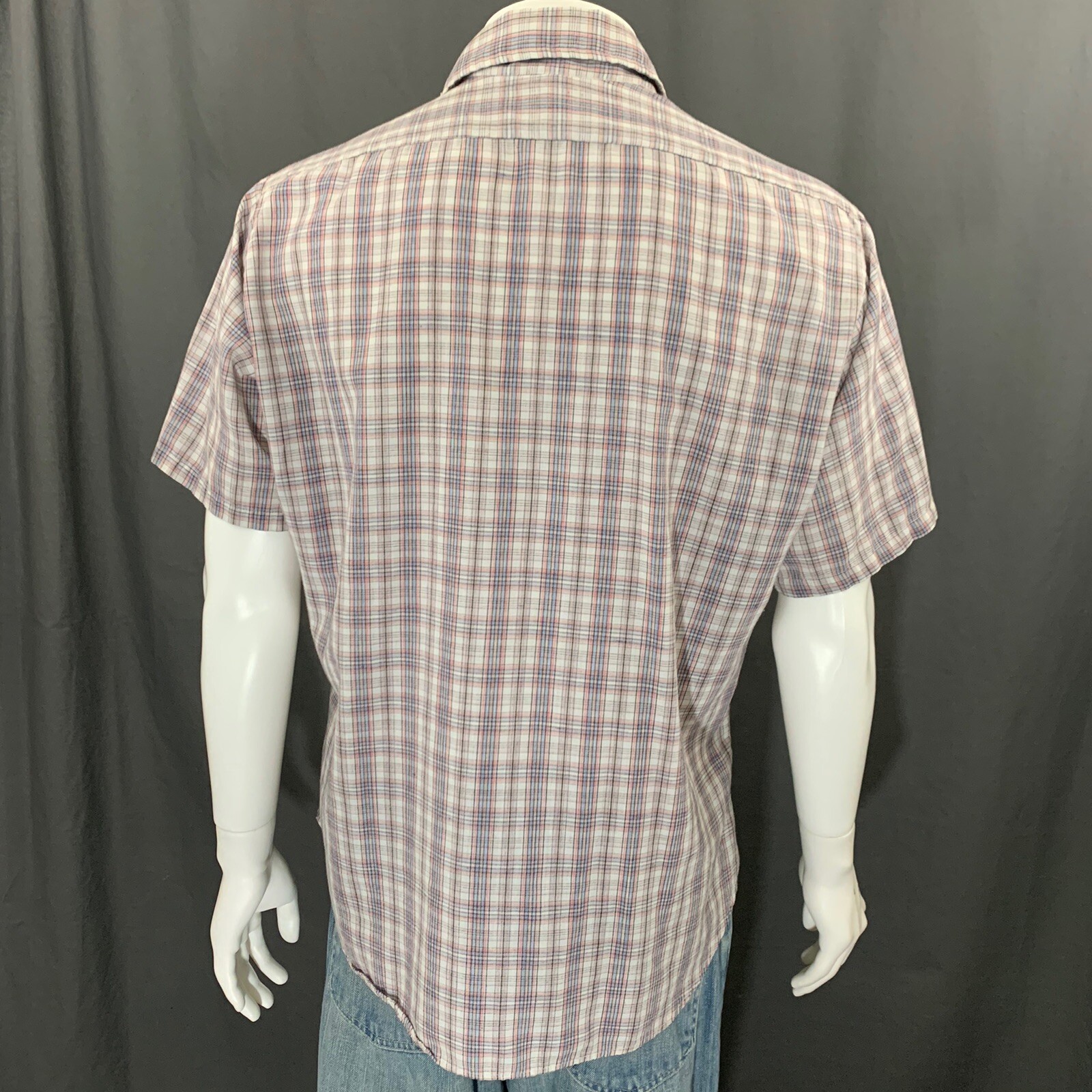 Levi’s Strauss Multi-Colored Plaid Button Front S… - image 5