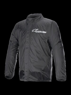 Regenjacke Alpinestars Hurricane Rain V2 Jacket black Regenschutz, wasserdicht