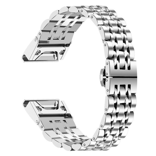 20 22 26 mm sangle coupe rapide acier métal bande pour Garmin Fenix 6 6X 7X/6Pro/5Plus - Photo 12 sur 22