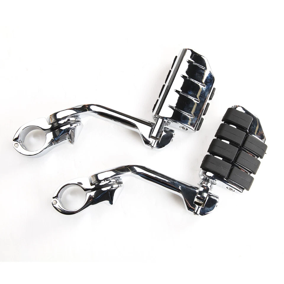 Clavijas de pie de 1-1/4" con abrazadera de boca para Honda Shadow Ace Spirit Aero VT 750 1100 Foto 3 de 4