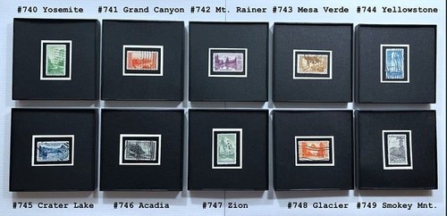 1933 Grand Canyon National Park - Framed Postage Stamp - Vintage Original USA - Picture 3 of 3