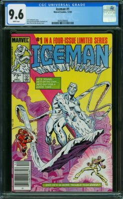 Iceman #1 CGC 9.6 Marvel 1984 Solo Book! X-Men! Newsstand! M9 384 cm bin