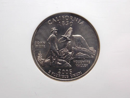 2005 "P" State CALIFORNIA Washington SMS Quarter 25c NGC MS68 #001 GEM BU ECC&C