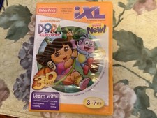 Fisher Price IXL Learning System Dora The Explorer Game Age 3-7 Years