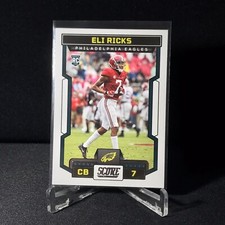 2023 Panini Score Football #390 Eli Ricks Rookie RC Philadelphia Eagles