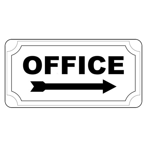 Office Retro Vintage Style Metal Sign - 8 In X 12 In With Holes | eBay