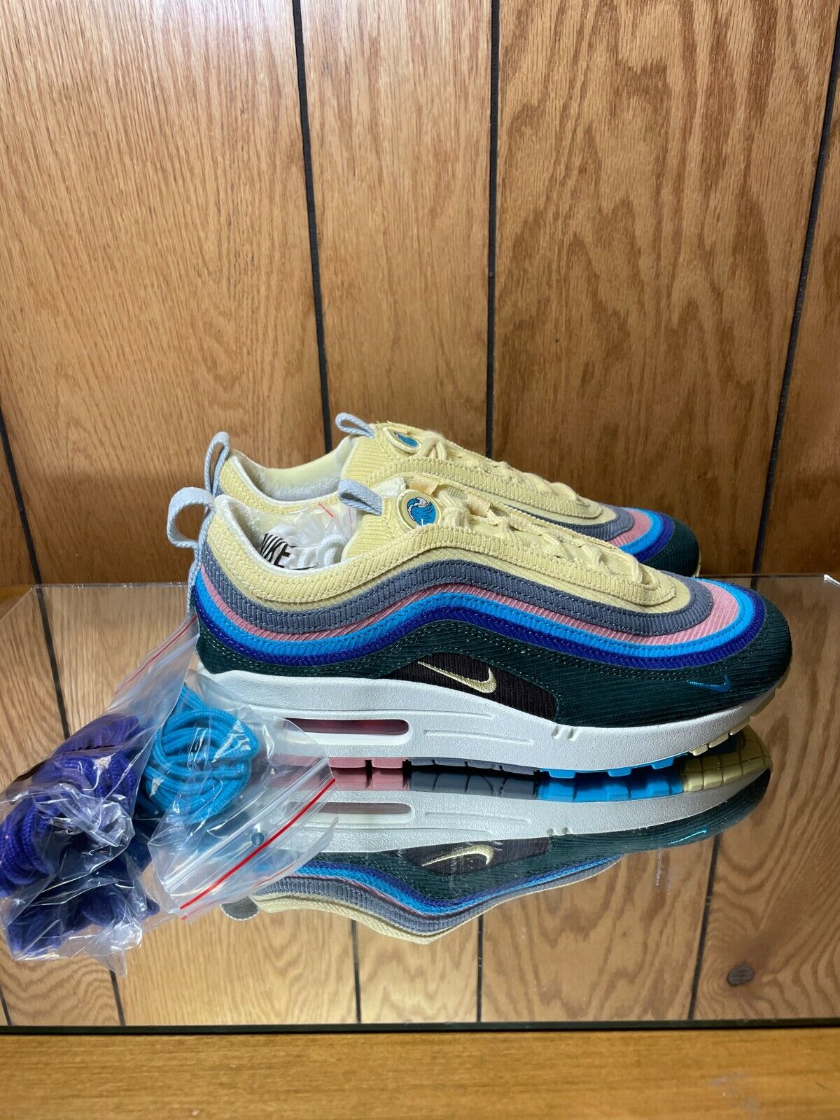 NIKE AIR MAX 1/97 WOTHERSPOON&#039; - BLUE WASH - AJ4219-400 s 6 | eBay