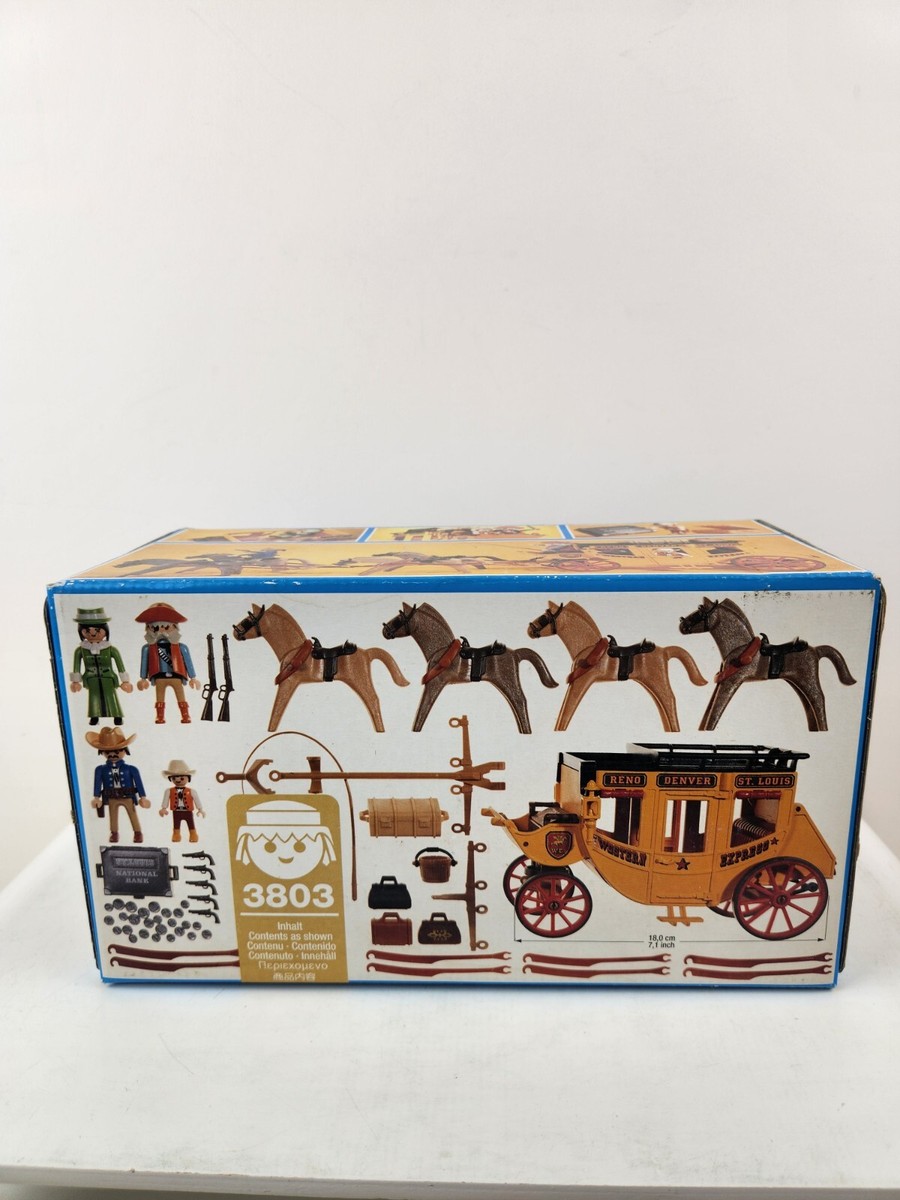 playmobil プレイモービル 3803 ウエスタン・エクスプレス 1994) Playmobil 3803 Western Express Chariot (Playmobil