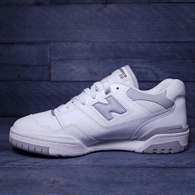 NEW BALANCE 550 Running Sneaker Shoes Womens Size 11 White Grey