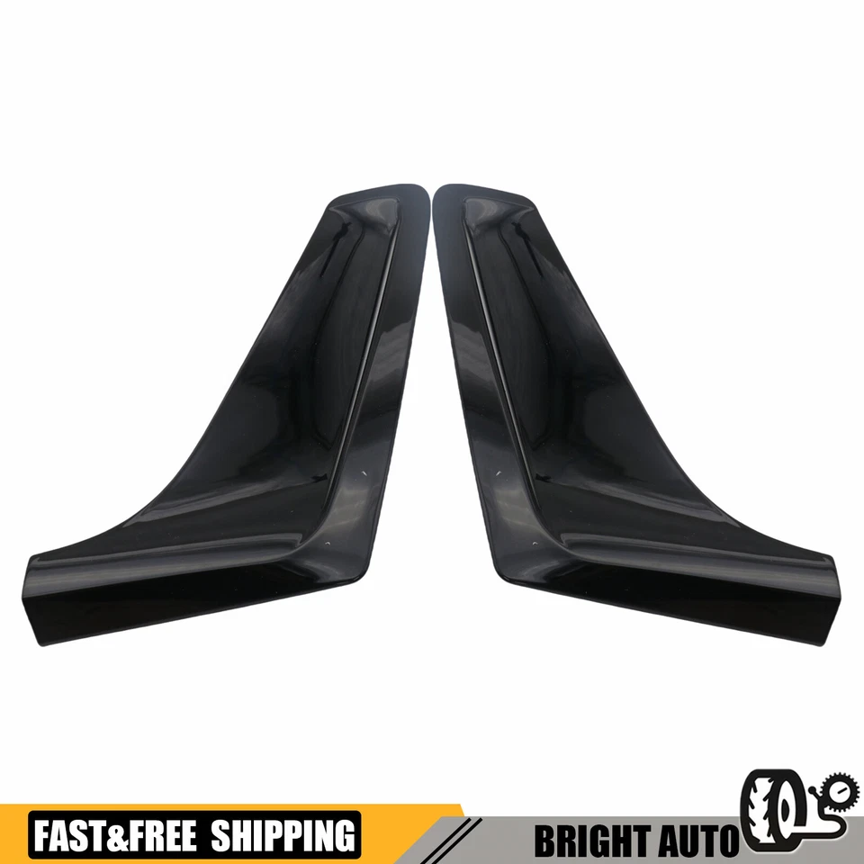 2x Glossy Black Fender Side Air Duct Molding Trims For BMW 740i 750i 2016-2019 Foto 2 de 4