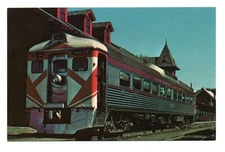 Postcard: Dominion Atlantic Railroad Car in Nova Scotia, Mint
