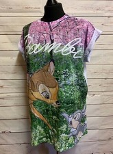 DISNEY T SHIRT TEE TOP PASTEL BAMBI DEER & THUMPER RABBIT UK 6-20 BNWT